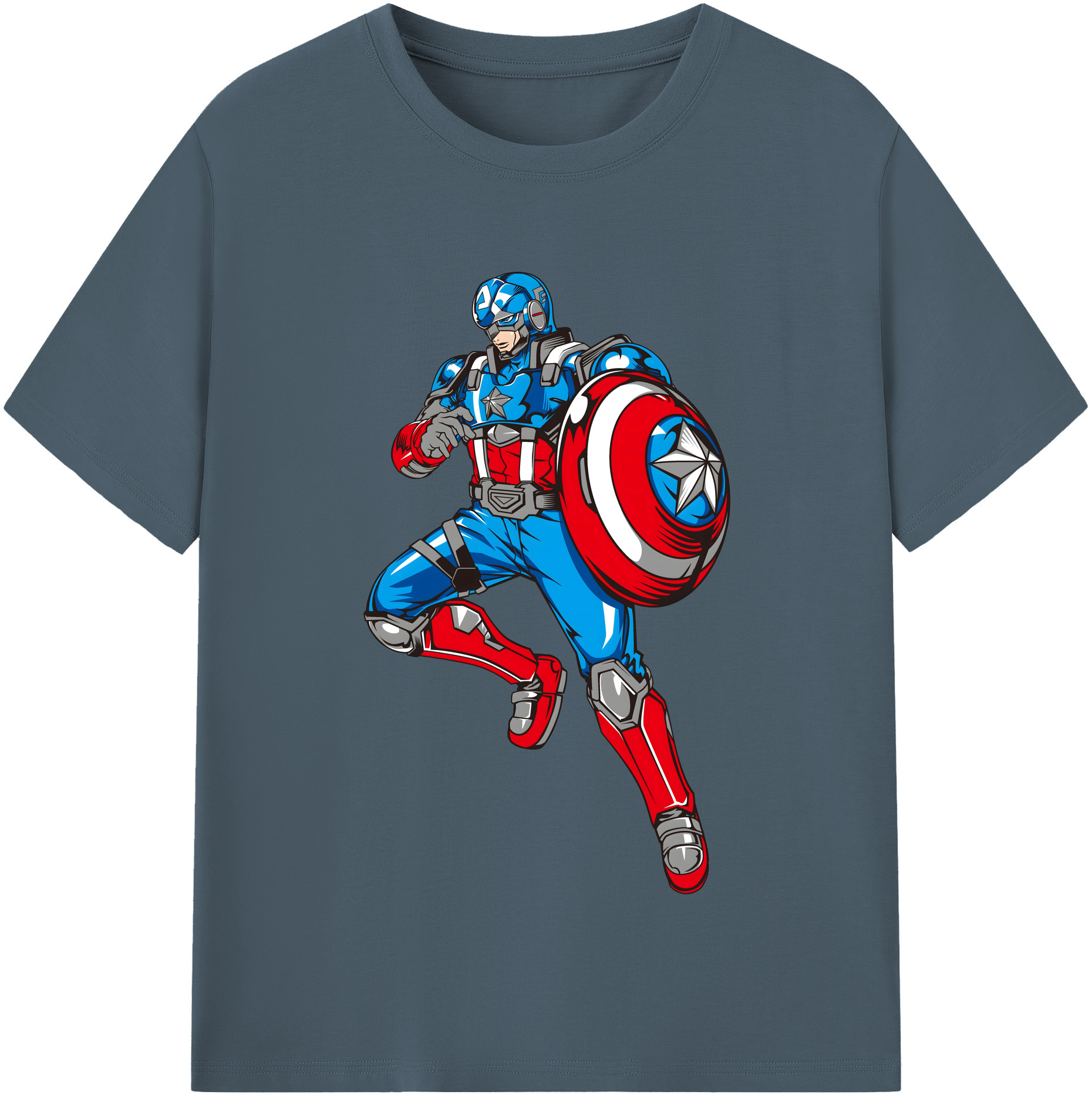 （画像用） アベンジャーズ The Avengers 綿100％半袖Tシャツ（フロントプリント）